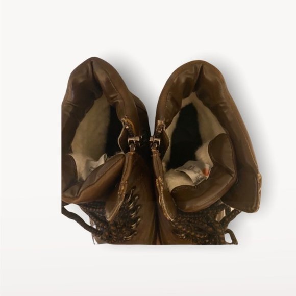 Blondo Cadix Brown 100% leather Waterproof Boots Size 7 - Picture 6 of 11